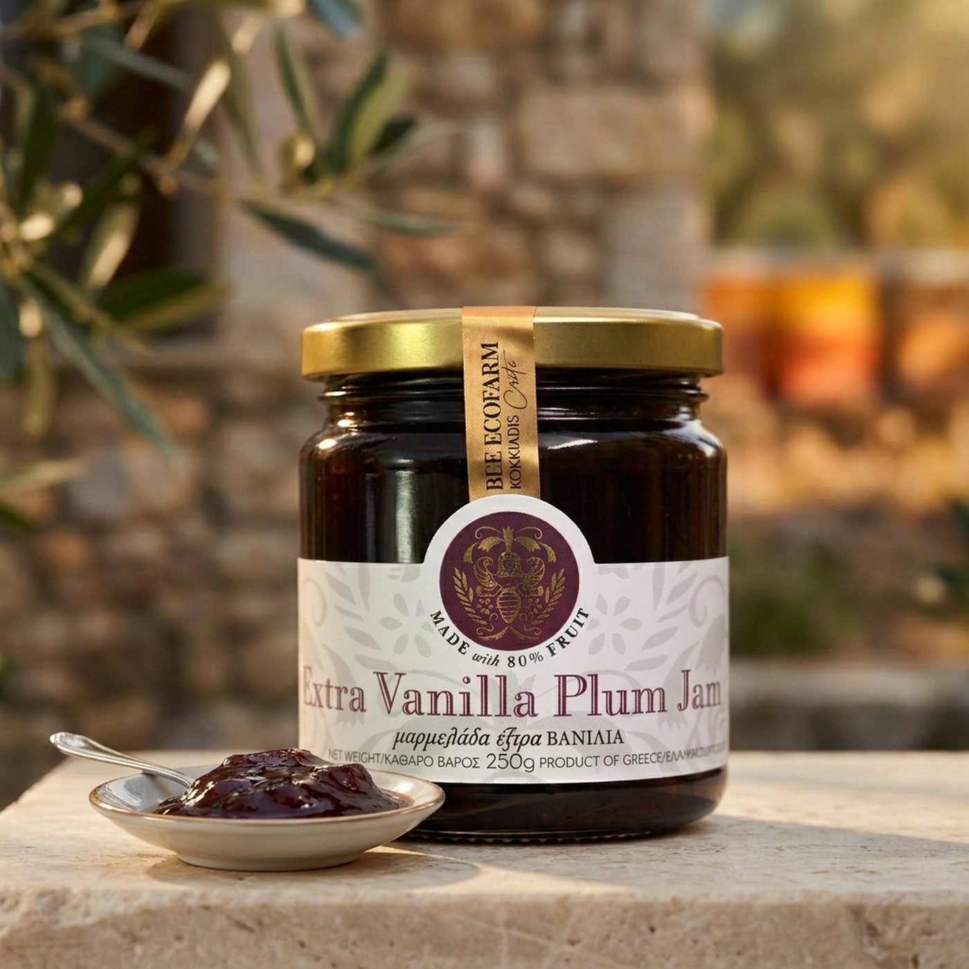Jam 250GR - CRETAN VANILLA PLUM